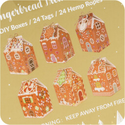 All I Want For Christmas 72 Piece Gingerbread Treat Bags Kit - thumbnail 4