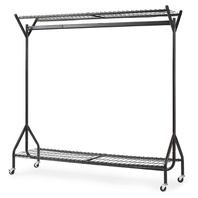 House of Home Heavy Duty Clothes Rail with Two Racks 5 x 5ft - image 1