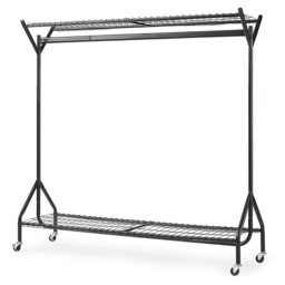 House of Home Heavy Duty Clothes Rail with Two Racks 5 x 5ft - thumbnail 1