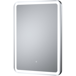 nuie Silver Framed LED Touch Sensor Mirror 700 x 500mm