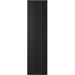 Crowndale Fluted 2 Door 2 Drawer Black Ash Tall Wardrobe Ready Assembled - thumbnail 3