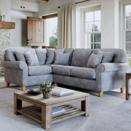 Sinatra Glory Anthracite 4 Seater Right Hand Corner Sofa - thumbnail 1