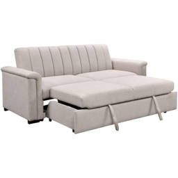 Loft24 Charlotte 3 Seater Natural Sofa Bed - thumbnail 4