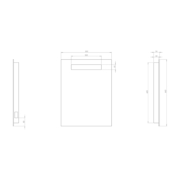 Lindo Illuminated Bathroom Mirror - 660 x 500mm - thumbnail 3