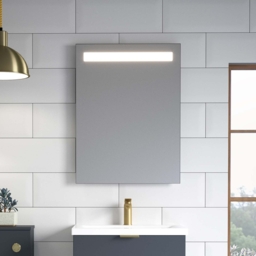 Lindo Illuminated Bathroom Mirror - 660 x 500mm - thumbnail 1