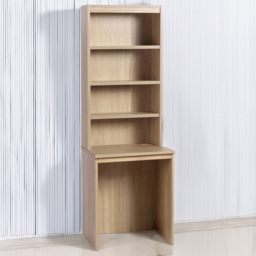 R White Cabinets Brown Small 4 Shelf Laptop Desk with Hutch - thumbnail 1