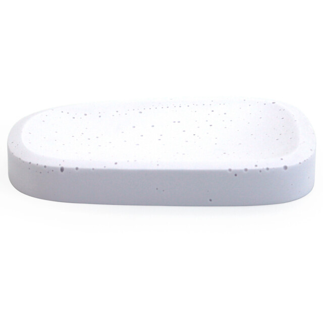 Puro White Imitation Stone Soap Dish