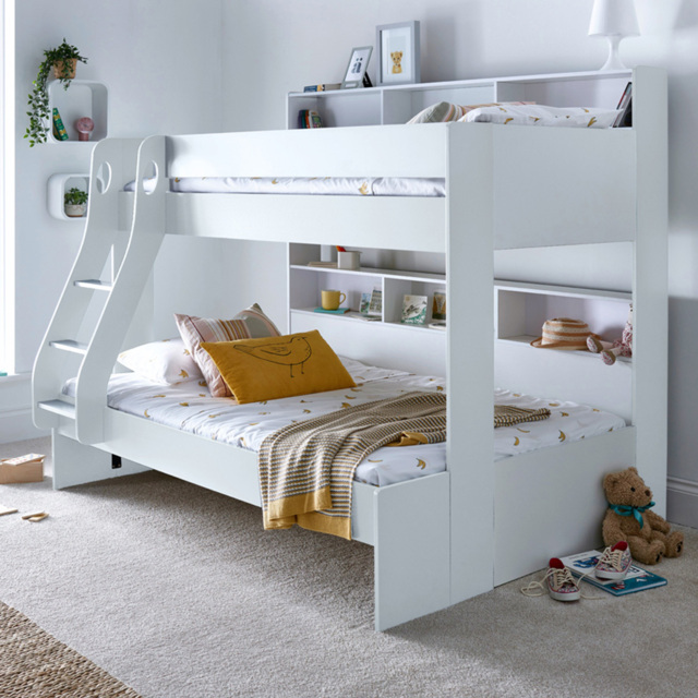 Bedmaster Oliver White Triple Sleeper Bunk Bed - image 1