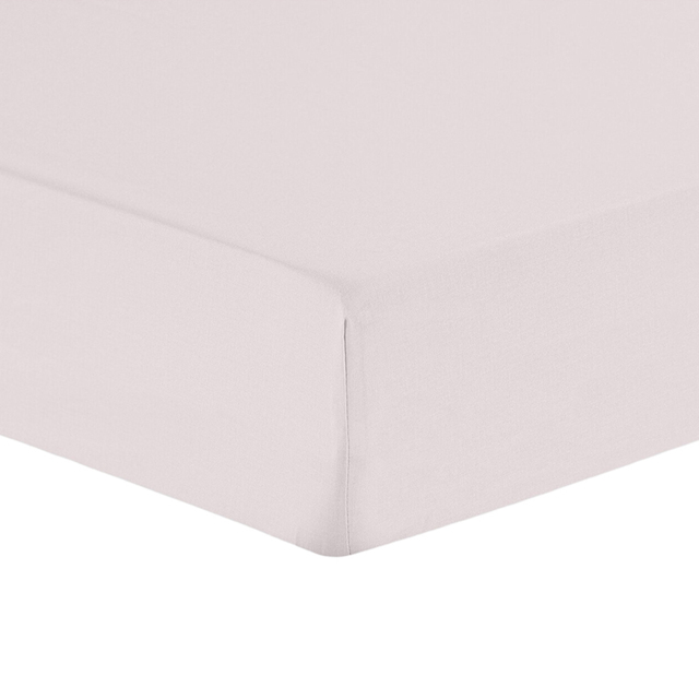 Divante Blush Single Cotton Fitted Bed Sheet