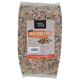 Marco Paul Novelty Hanging Metal Umbrella Girl Bird Feeder with Bird Seed Food 1kg - thumbnail 3
