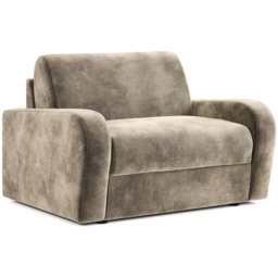 Jay-Be Deco Luxe Velvet Mink Snuggler Sofa Bed with e-Sprung Mattress - thumbnail 2