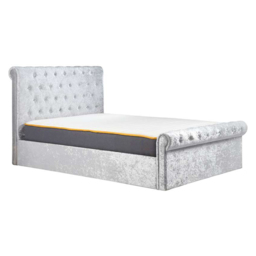 Sienna Double Grey Ottoman Bed Frame - thumbnail 2