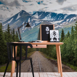 A.S Creation Mountain Road Digital Wall Mural - thumbnail 1