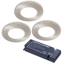 Sorrelis Ember Warm White 3 Light Super Slim Cabinet Light Kit