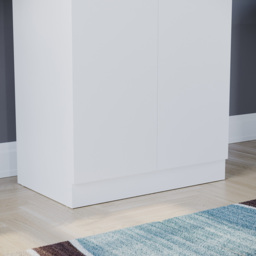 Vida Designs Riano 2 Door White Wardrobe - thumbnail 4