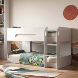 Flair Mystic Low Pod White Mini Bunk Bed - thumbnail 1