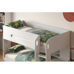 Flair Mystic Low Pod White Mini Bunk Bed - thumbnail 2
