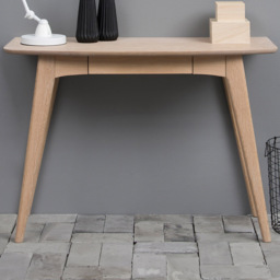 Florence Woodstock Single Drawer Office Desk Oak