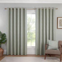 Laurel Blackout Curtain Green 137 x 168cm