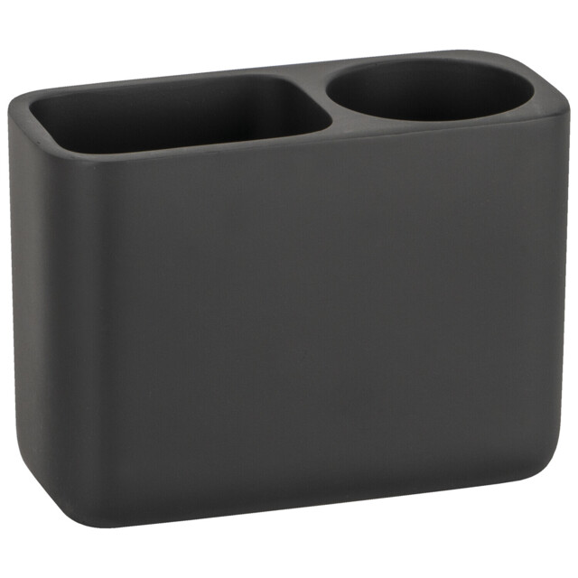 Bathstore Matte Black Industrial Toothbrush Holder