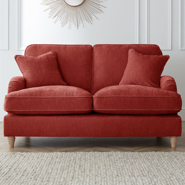 The Vienna 2 Seater Apricot Sofa - image 1