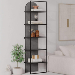 FWStyle Archy Grey 5 Tier 2 Tone Bookcase