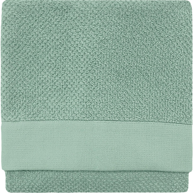 furn. Textured Cotton Smoke Green Bath Sheet - image 1
