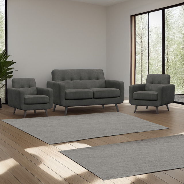 Kendal Graphite 4 Seater Sofa Suite - image 1