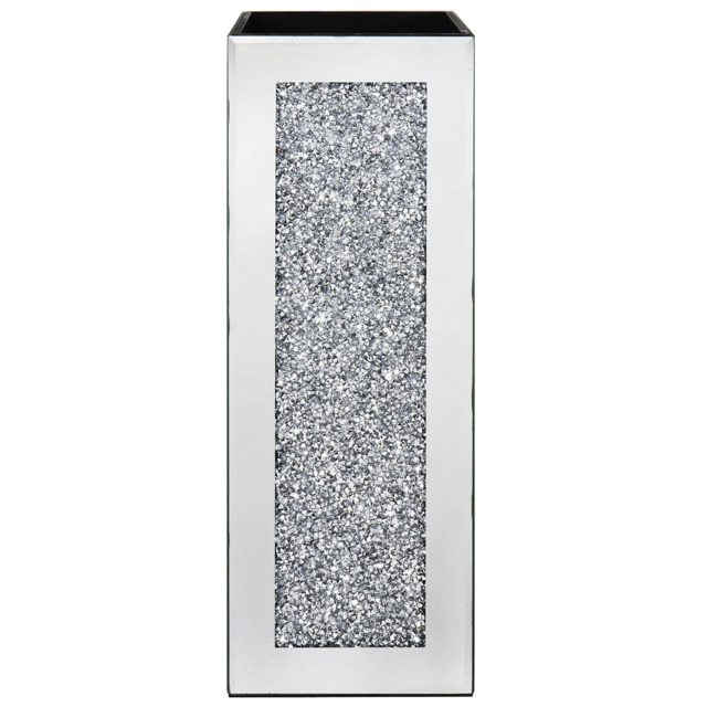 Crushed Crystal Flower Vase