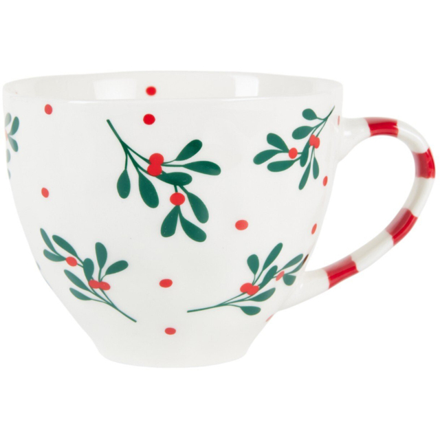 White Mistletoe Mug - image 1