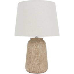 Lindon Neutral and White Table Lamp