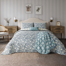 Helena Springfield Blue Single Forest Friends Duvet Set