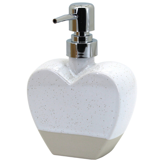 Alpine White Heart Soap Dispenser