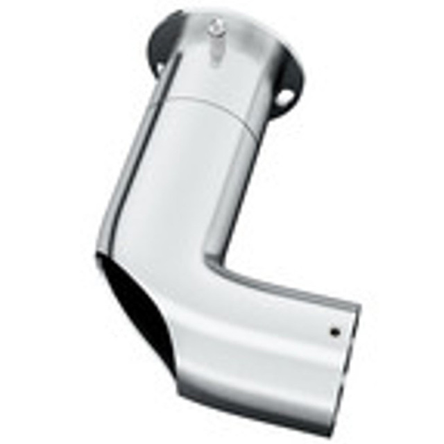 New Edge Blinds Satin Silver Room Darkening Curtain Pole Corner Bracket 28mm - image 1