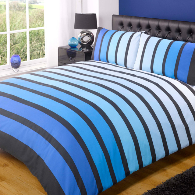 Rapport Home Soho King Size Blue Duvet Set - image 1