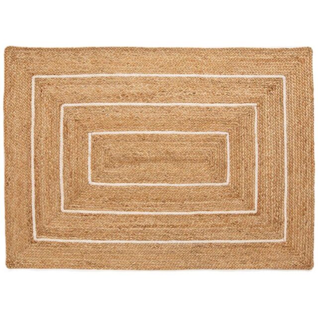 Prestbury Natural Border Braided Rug 120 x 170cm - image 1
