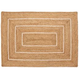 Prestbury Natural Border Braided Rug 120 x 170cm - thumbnail 1