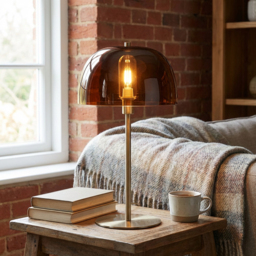 Adeleyn Brown Table Lamp - thumbnail 3