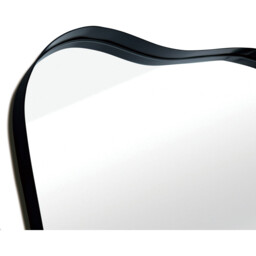 Organic Deep Framed Mirror Black - thumbnail 2