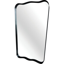 Organic Deep Framed Mirror Black - thumbnail 4