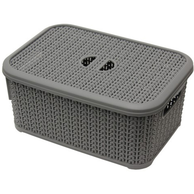 JVL Loop 6L Grey Storage Basket - image 1