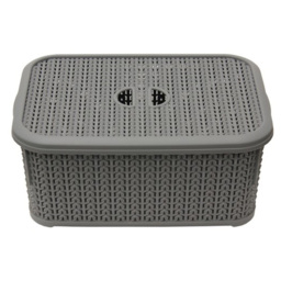 JVL Loop 6L Grey Storage Basket - thumbnail 3