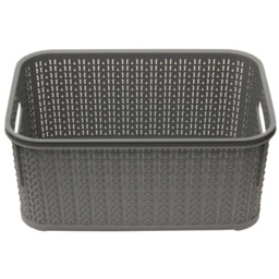 JVL Loop 6L Grey Storage Basket - thumbnail 2