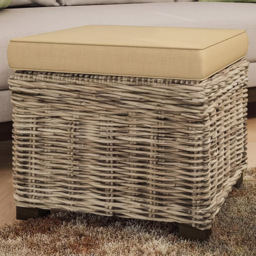 FWStyle Maya Greywash Finish Handmade Lift Up Storage Stool