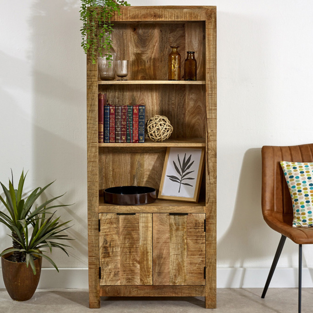 Brooklyn Surrey 2 Door 3 Shelf Solid Wood Bookcase - image 1