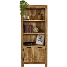 Brooklyn Surrey 2 Door 3 Shelf Solid Wood Bookcase - thumbnail 2