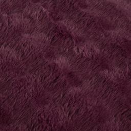Aurora Soft Faux Fur Duvet Set Berry Double - thumbnail 3