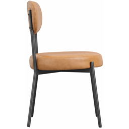 Smith Set of 2 Caramel Dining Chair - thumbnail 4