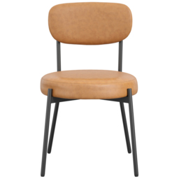 Smith Set of 2 Caramel Dining Chair - thumbnail 3