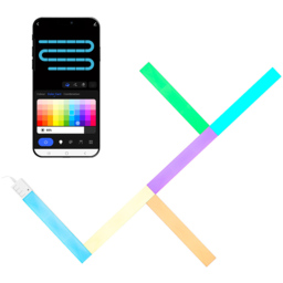 ValueLights Smart App-Control Music Sync Wall Gaming Light Bar Kit - thumbnail 1